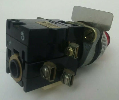 GENERAL ELECTRIC CR294UW221A2 RED PUSH BUTTON 110V 50/60HZ