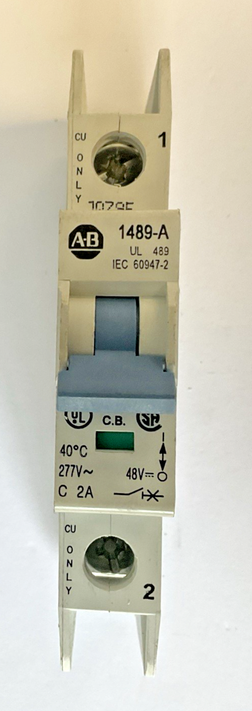 ALLEN BRADLEY 1489-A1C020 CIRCUIT BREAKER SER.A  ***LOTOF2***