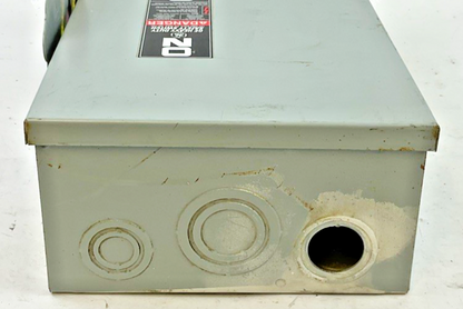GE THN3363 NON-FUSIBLE SAFETY SWITCH 3PH 100A 600VAC 250VDC 100HP MODEL:10