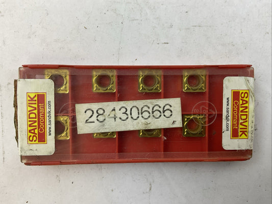 SANDVIK SCMT 09 T3 08-MM 2025 SCMT 3(2.5) 2-MM 2025 CARBIDE INSERT (BOX OF 8)