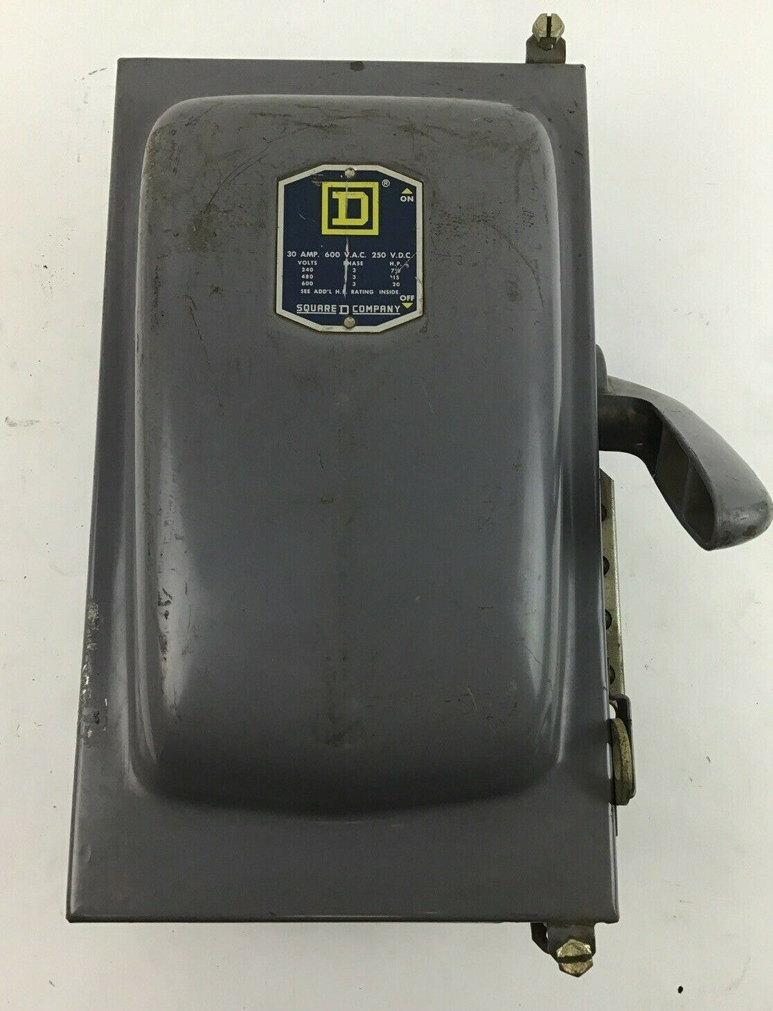 SQUARE D H-81251 SAFETY SWITCH SER.A3 30A 250V
