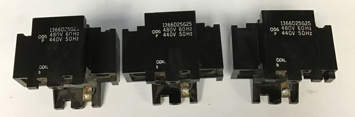 WESTINGHOUSE 1366D25G25 COIL 480V 60HZ 440V 50HZ ***LOTOF3***
