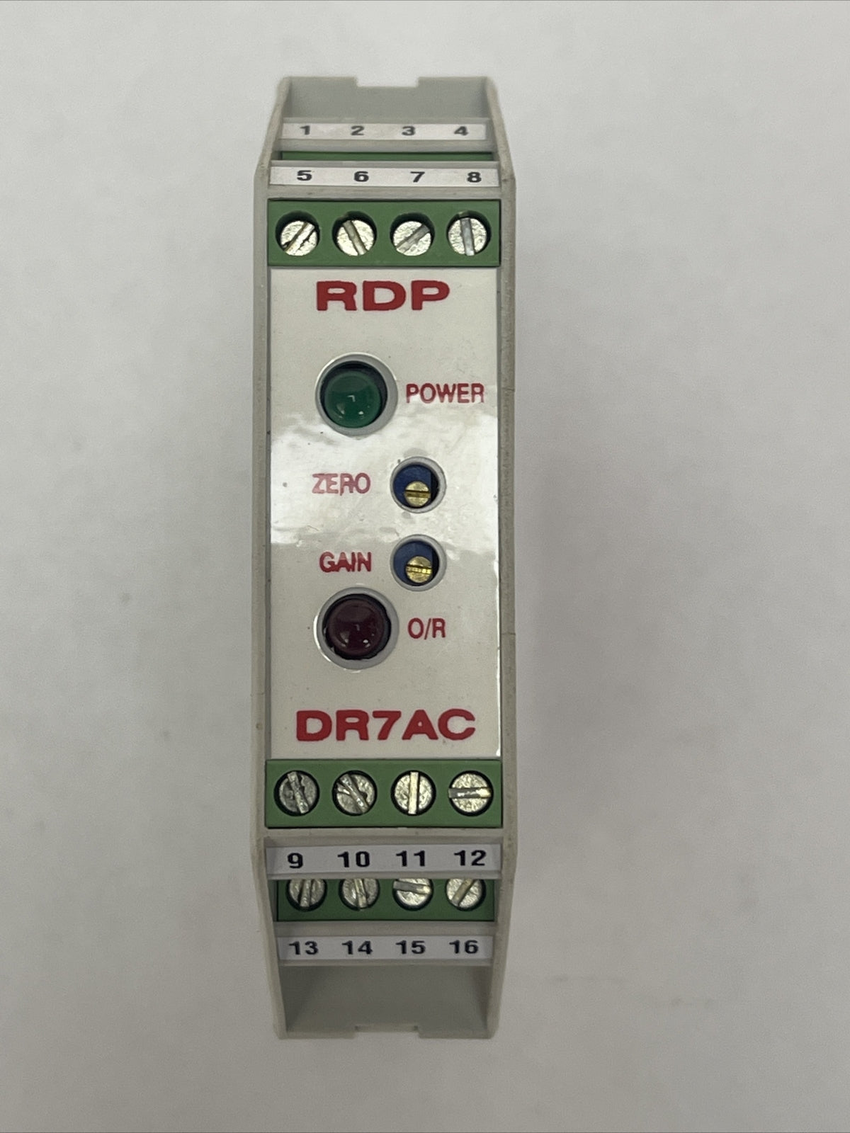 RDP ELECTRONICS DR7AC TRANSDUCER AMPLIFIER 9-36VDC 3VA