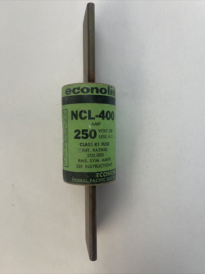 ECONOLIM NCL400 CLASS K1 FUSE 250VAC 400AMP