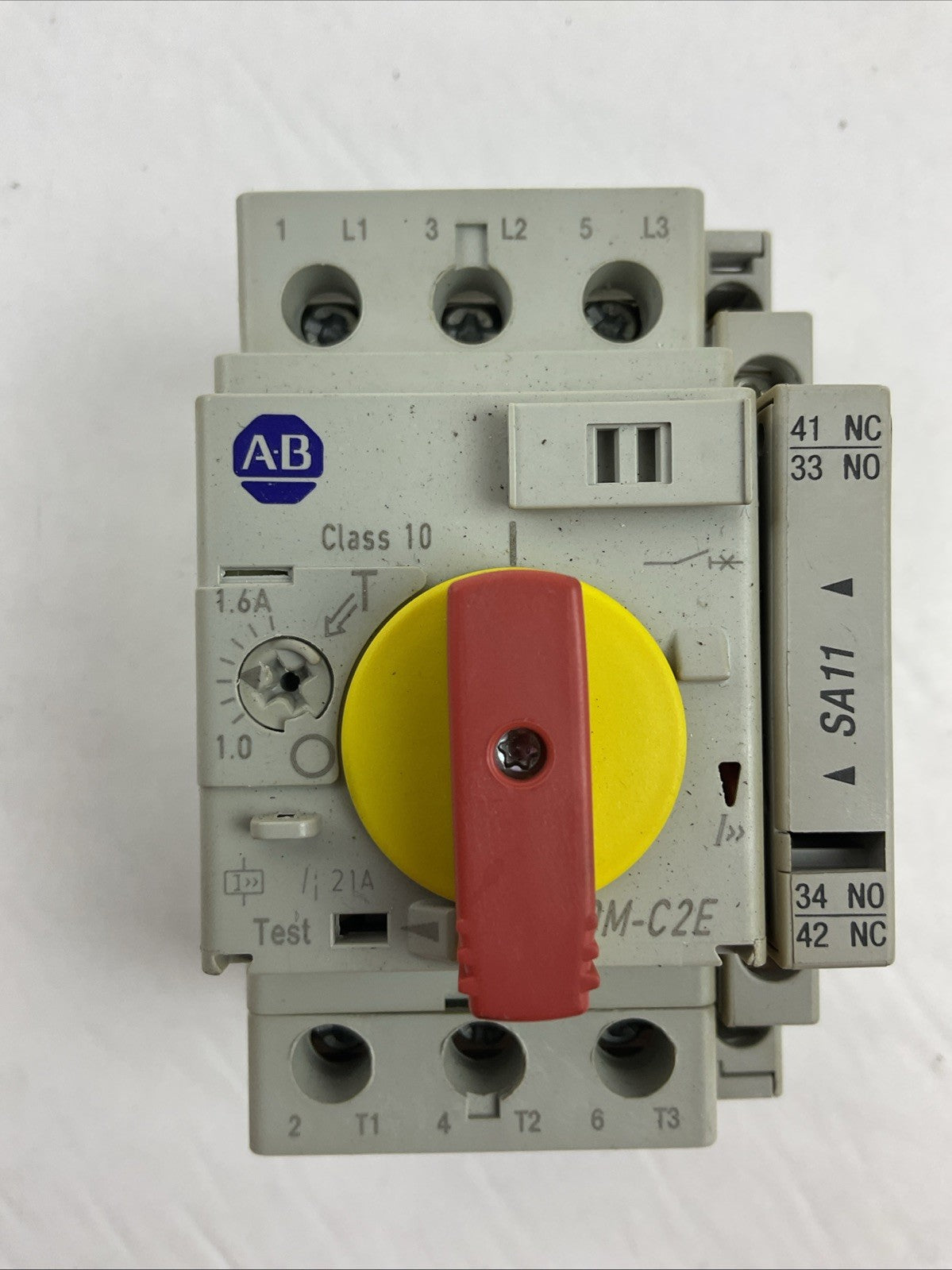 ALLEN BRADLEY 140M-C2E-B16 MOTOR PROTECTOR SER C 1.0-1.6A 140M-C-A SER A