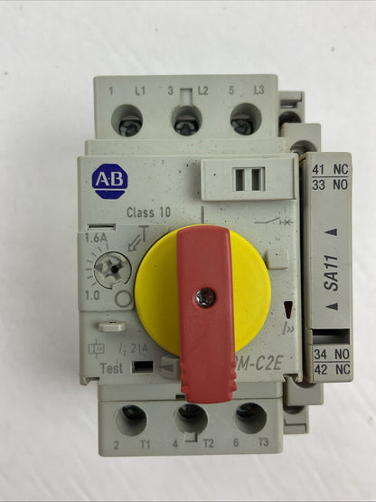 ALLEN BRADLEY 140M-C2E-B16 MOTOR PROTECTOR SER C 1.0-1.6A 140M-C-A SER A