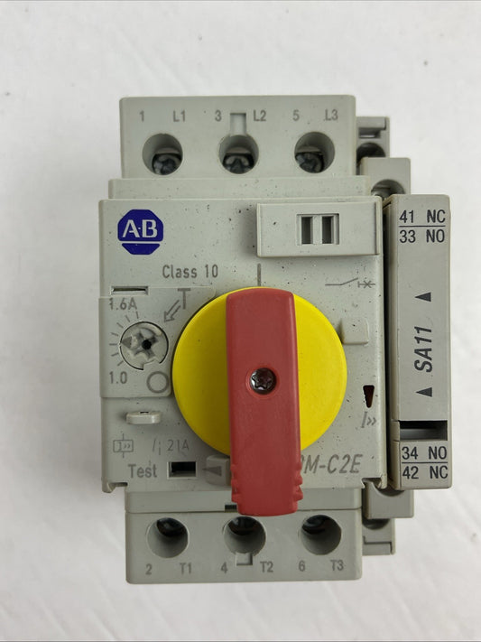ALLEN BRADLEY 140M-C2E-B16 MOTOR PROTECTOR SER C 1.0-1.6A 140M-C-A SER A