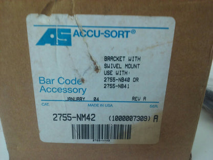 ACCU-SORT 2755-NM42 SER.A BRACKET W/ SWIVEL MOUNT USE W/ 2755-NB40 OR 2755-NB41