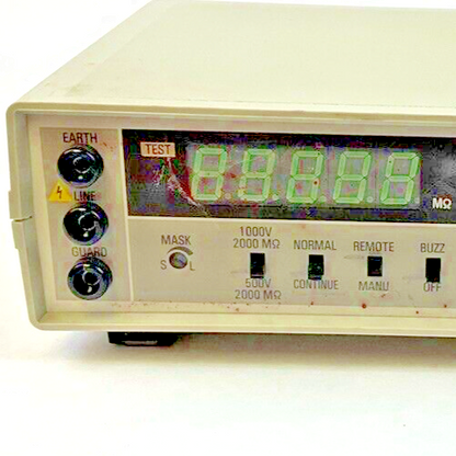 TSURUGA ELECTRIC 356A DIGITAL MEGGER/ INSULATION TESTER 90-120V **CORD WAS CUT**