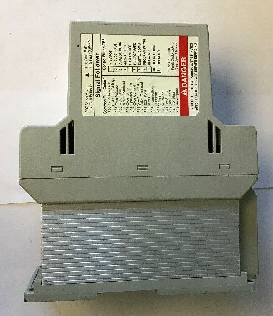 ALLEN BRADLEY 160-BA04NSF1 FREQUENCY DRIVE  SER.C ANALOG S.F.