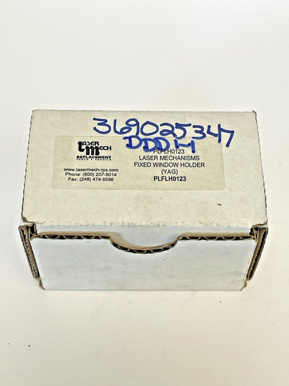 LASER MECH - PLFLH0123 - LASER MECHANISMS FIXED WINDOW HOLDER - (YAG)
