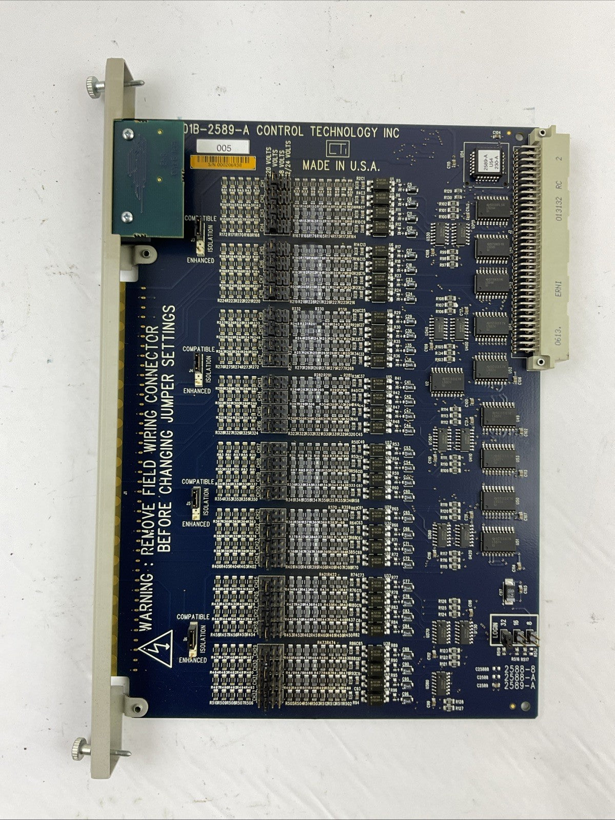 CONTROL TECHNOLOGY INC 901B-2589-A UNIVERSAL DIGITAL INPUT 8/16/32PT