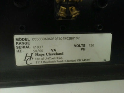 HAYES CLEVELAND COMPACT MICRO-IV 5830 120V 50/60HZ BOILER CONTROL SYSTEM