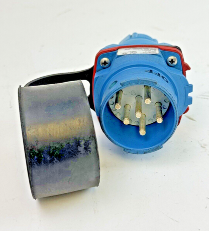 MELTRIC  63-38043-972 DSN30 SWITCH RATED MALE INLET 30A, 480VAC, 10HP