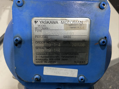 YASKAWA YR-MH00005-E10 WELDING DX100/MH5 TYPE ERDR-MH00005-B32 3PH 480V 50/60HZ