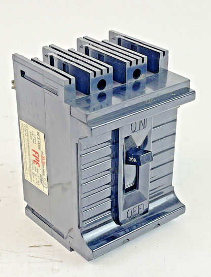 FEDERAL PACIFIC - 2320 - 3 POLE, 20A, 240 VAC AB CIRCUIT BREAKER - FPE