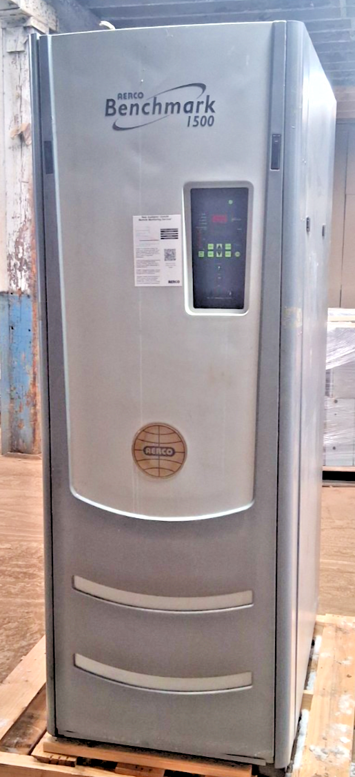 AERCO BMK1500 BOILER 1500MBH 107SQFT 44GALLON 160PSIG 115V 1500000BTU 15A 2HP