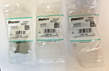 PANDUIT CADIN1IG DIN RAIL ADAPTER 1PORT MINI-COM ***LOTOF3***