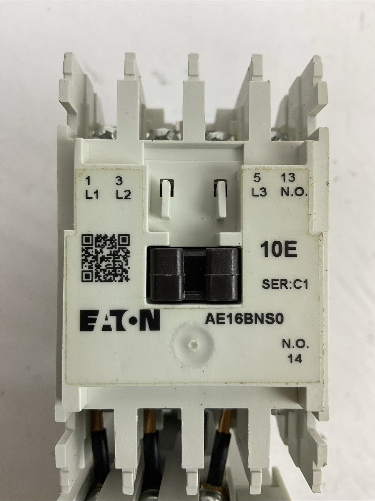 EATON STARTER AE16BNS0 600VAC 10A 3PH 7.5HP 3POLE COIL 120V C306DN3 NO HEATERS