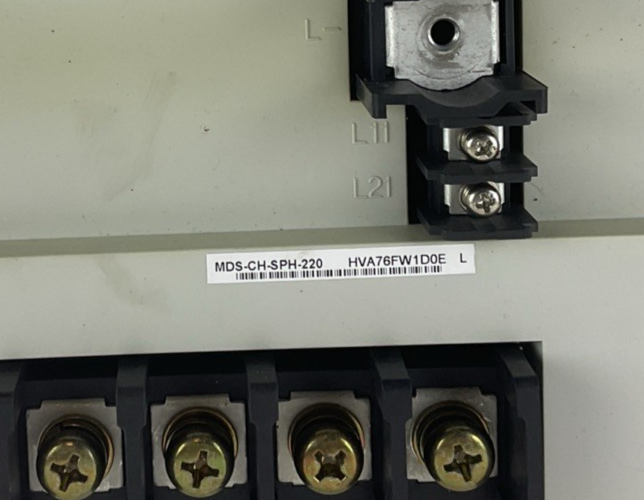 MITSUBISHI MDS-CH-SPH-220 SERVO DRIVE UNIT 22KW 1167HZ H/W VER.L 47A 648V
