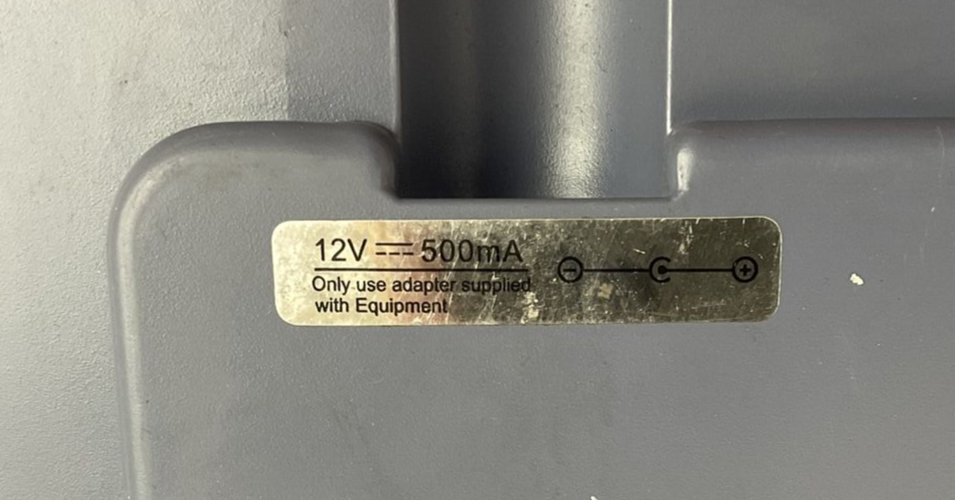 WORLD WEIGHT C100/60 12V 500MA 60LBS