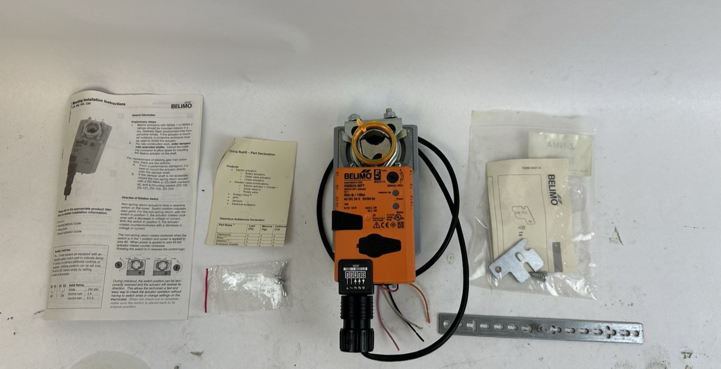 BELIMO NMB24-MFT DAMPER ACTUATOR 24V 90IN-LB 10NM 50/60HZ