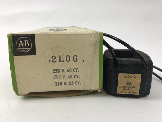 Allen Bradley 2L06 Coil New In Original Box 220 V 60 CY 208 V 60 CY 110 V 25 CY