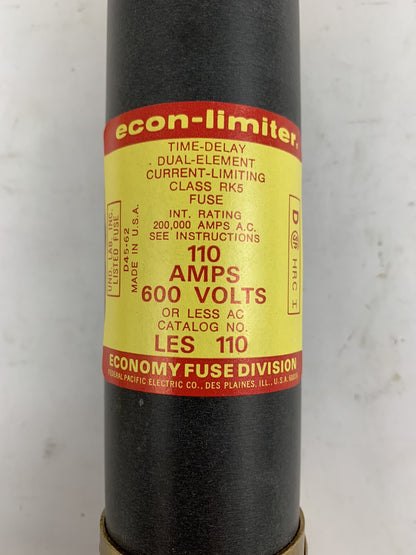 Economy Fuse LES110 110A 600V Fuse