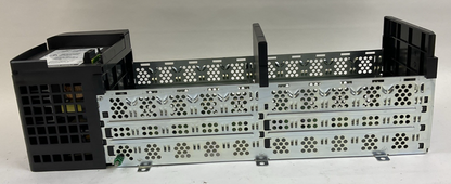 ALLEN BRADLEY 1756-PA75/B POWER SUPPLY *NO COVER*W/ 1756-A10 10 SLOT RACK