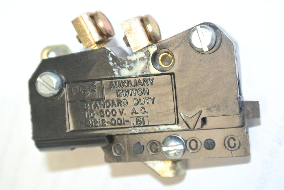 FEDERAL PACIFIC ELECTRIC / FPE 5470GM1 GA4000 AUXILIARY KIT NEW SURPLUS 5470-GM1