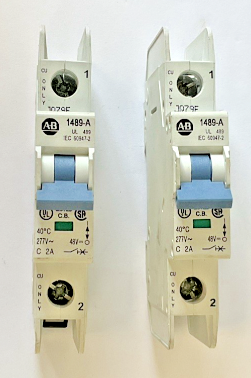 ALLEN BRADLEY 1489-A1C020 CIRCUIT BREAKER SER.A  ***LOTOF2***