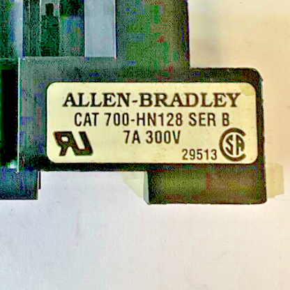 ALLEN BRADLEY 700-HN128 SER.B RELAY SOCKET BASE**LOTOF6**