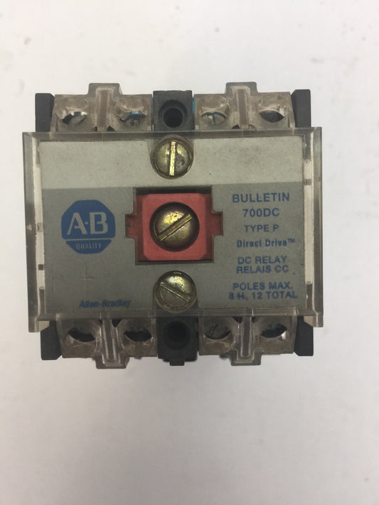 ALLEN BRADLEY 700DC-P400DZ24 DC RELAY 600V PD714 COIL 24VDC