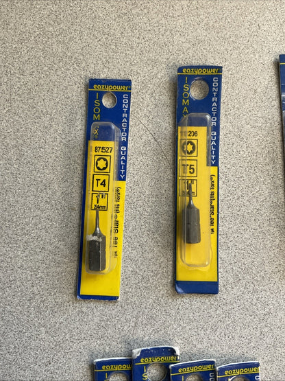 EAZYPOWER ISOMAX CONTRACTOR QUALITY TEE STAR BIT LOT