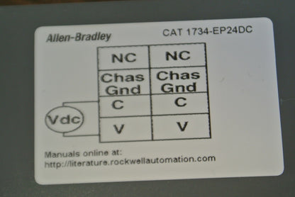 ALLEN-BRADLEY 1734-EP24DC EXPANSION POWER SUPPLY MODULE + 1734-RTB TERM BLK