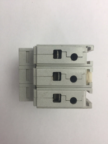 ALLEN BRADLEY 1492-CB3 MANUAL MOTOR CONTROLLER SER C 30A 20HP 480Y/277VAC 3PH