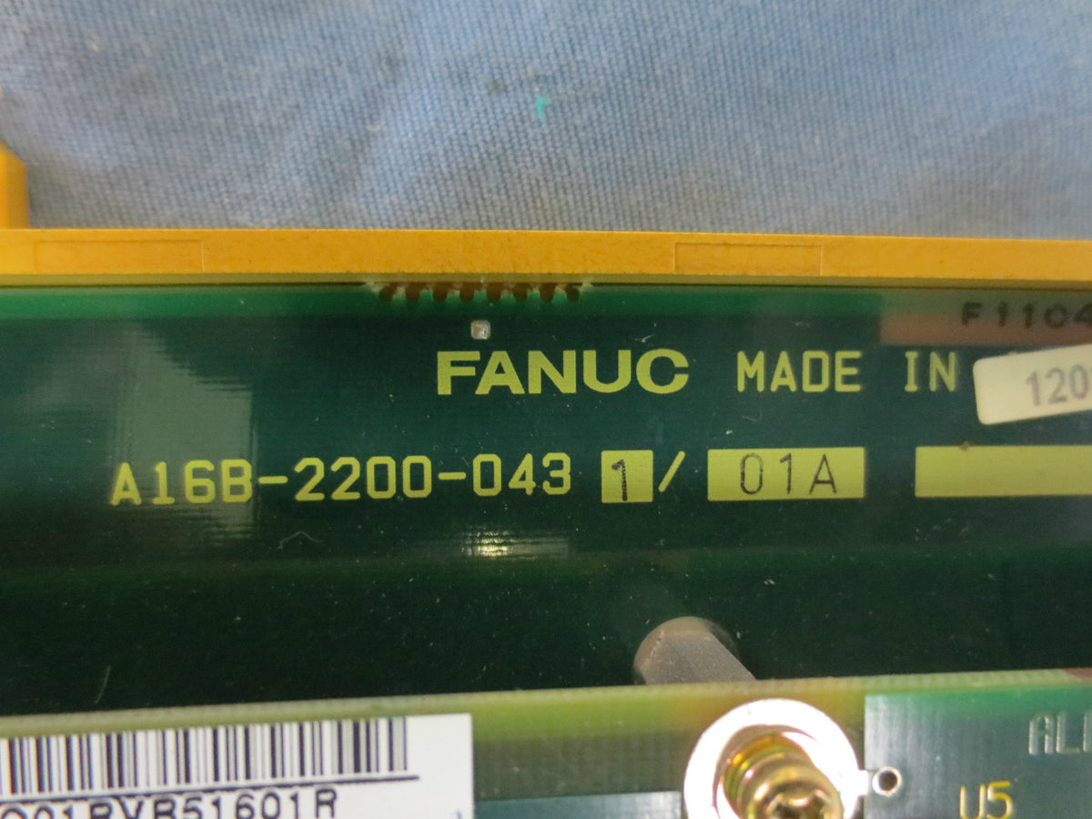 ALLEN-BRADLEY 96635301 REMOTE I/O INTERFACE BOARD / FANUC A16B-2200-0431 / 01A