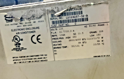 NVENT/PENTAIR/HOFFMANN G280416G050 AC ENCLOSURE 4000BTU 115V 1172W 10.3A