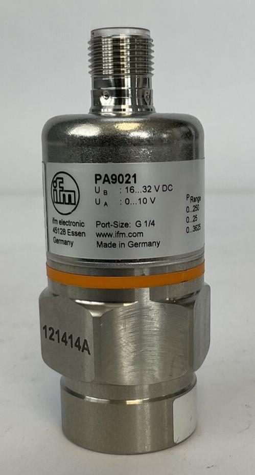 IFM PA9021 PRESSURE TRANSMITTER 16....32VDC 400bar 40MPa 5800PSI