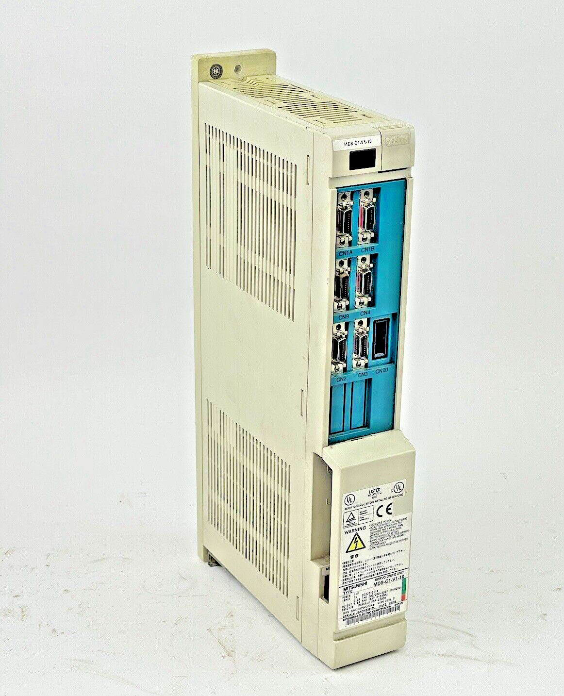 MITSUBISHI - MDS-C1-V1-10- SERVO DRIVE UNIT 200-230v-ac 270-311v-dc 3ph 155v 1kw