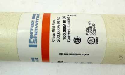 FERRAZ SHAWMUT TRI-ONIC TRS90R DUAL-ELEMENT TIME-DELAY FUSE 600VAC/DC 90A
