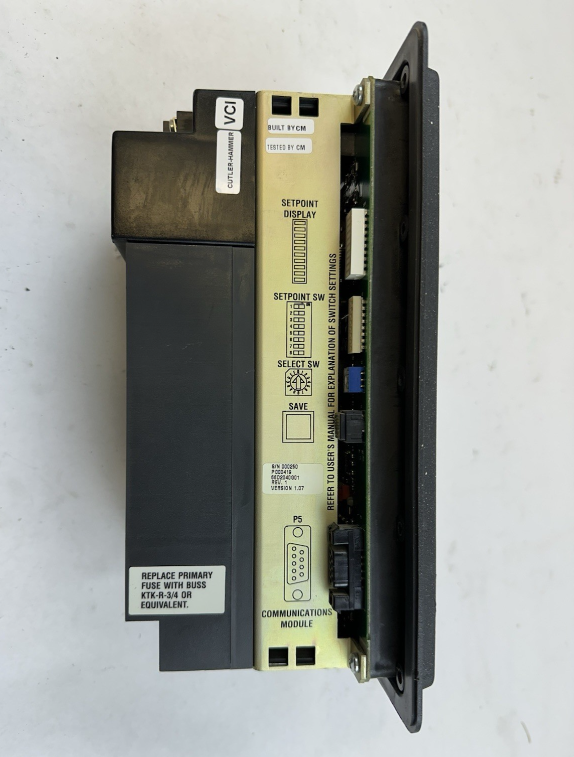 CUTLER-HAMMER EATON IQ DP-4000 POWER SUPPLY MODULE 3PH IPONI 100-600VAC