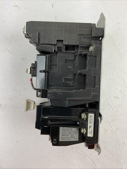 ALLEN BRADLEY STARTER 500F-BOD930 SER C 27A 600VAC 10HP COIL 115-120V 592-EUTB