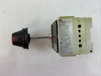 ABB OS 30FACC12 DISCONNECT SWITCH 600VAC 30A 3PH 20HP