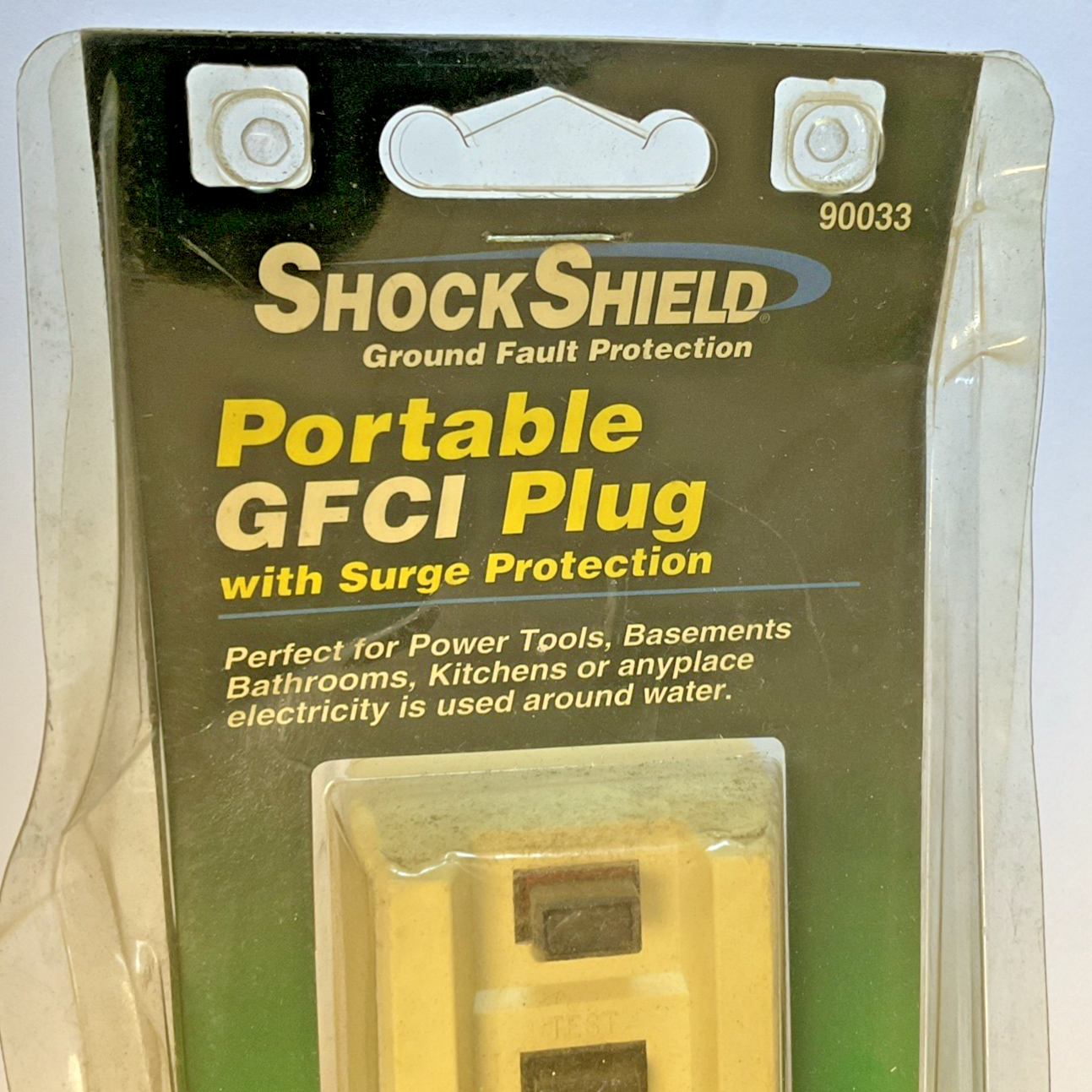 SHOCKSHIELD 90033 GFCI PLUG W/ SURGE PROTECTION 120V 15A