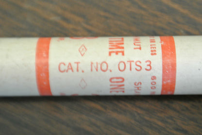 LOT of 17 / SHAWMUT OTS3 ONE-TIME FUSE / 3A / 600V / OTS-3