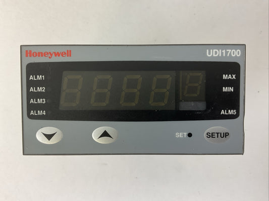 HONEYWELL UDI1700 MICRO-PRO DI170 1110010000 DIGITAL PANEL INDICATOR