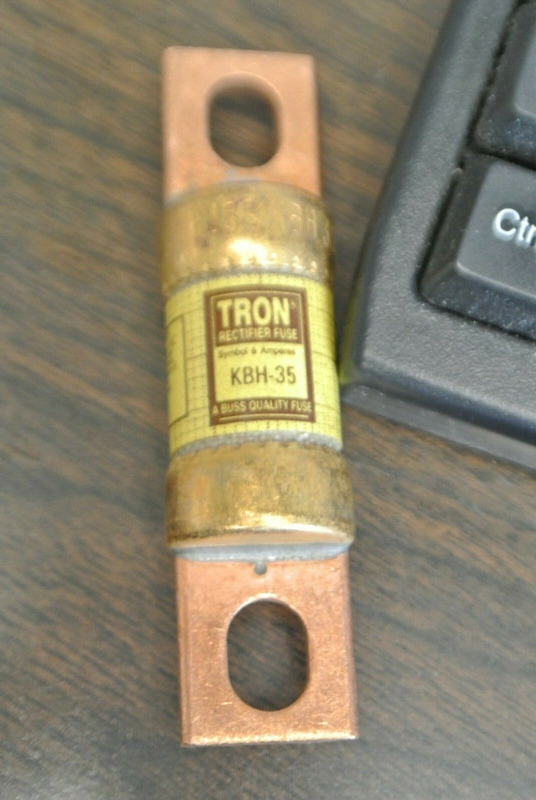 BUSSMANN / TRON KBH35 RECTIFIER FUSE / 500V / 35A / NEW SURPLUS / EACH