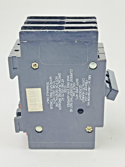 CUTLER-HAMMER - QCR3030HT - CIRCUIT BREAKER - 30A/3 POLE/240 VAC/ HACR TYPE