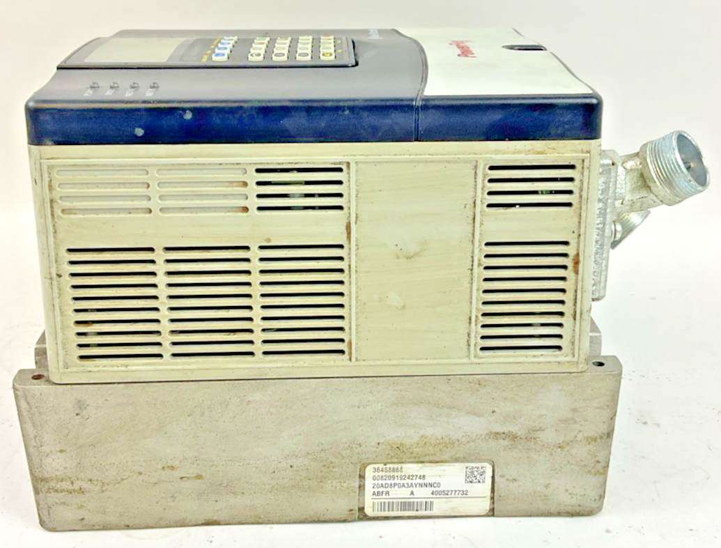 ALLEN BRADLEY 20AD8P0A3AYNNNC0 AC DRIVE POWER FLEX 70 SER A FW 5.001 5HP 9.8A